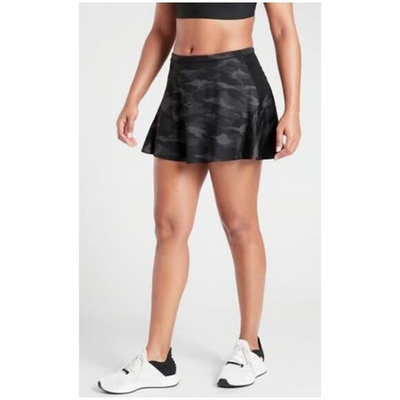 Athleta Match Point Skirt Black Camo Medium Skort - Picture 1 of 11